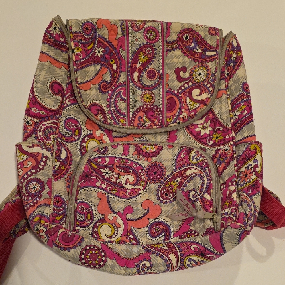 Vera Bradley Paisley Patterned Campus Backpack